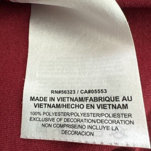 EvoShield Men's XL Fleece Lined Pullover Sweatshirt Red Activewear Athleisure - Picture 10 of 10